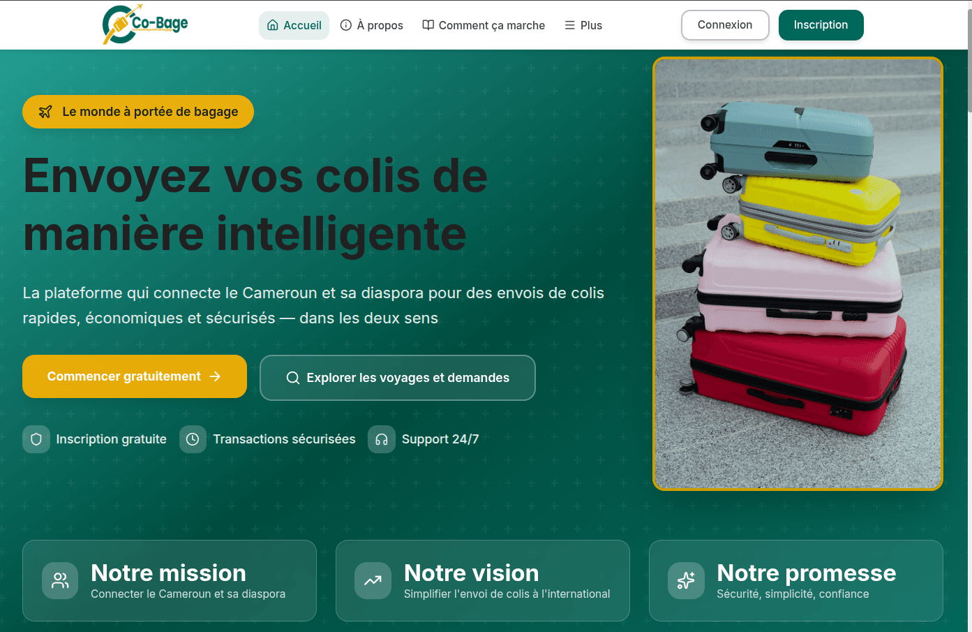 CoBage – Transport de bagages collaboratif