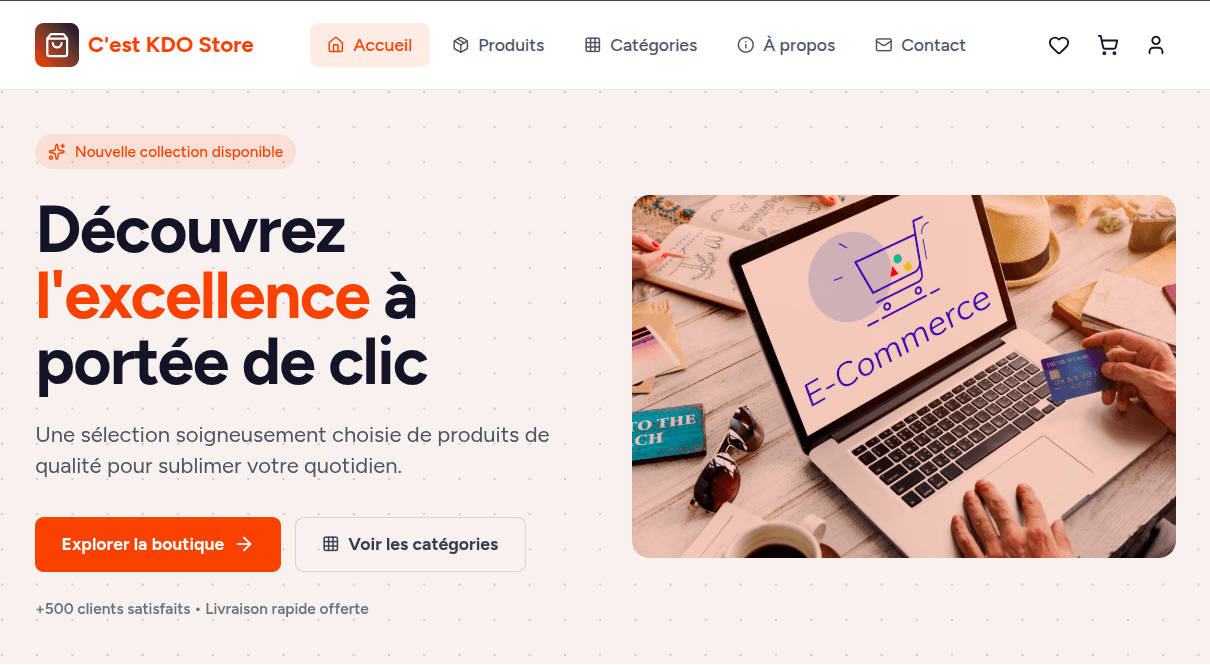 C'est Kdo Store – Boutique E-commerce